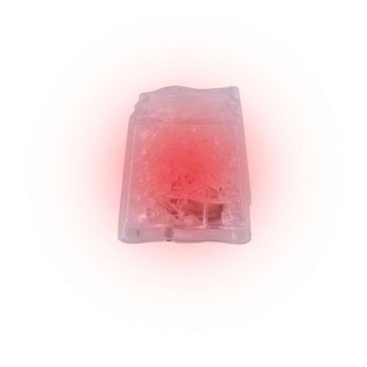 Clear Ice Cube with Red Light (100 Pieces) main image